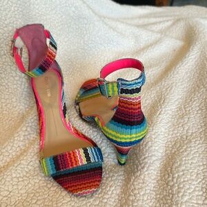 Gianni Bini Strappy Multi-Color Sandal